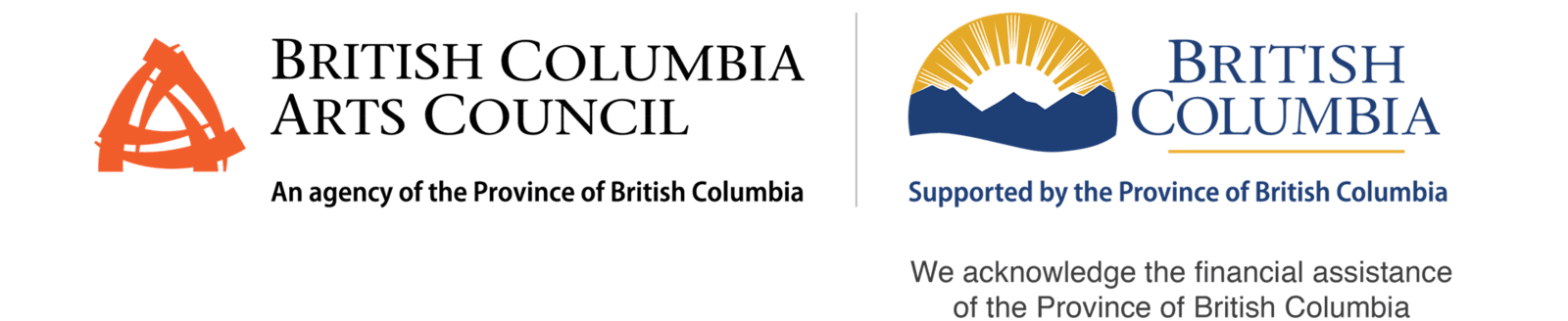 BC Arts Council & Province of BC logo